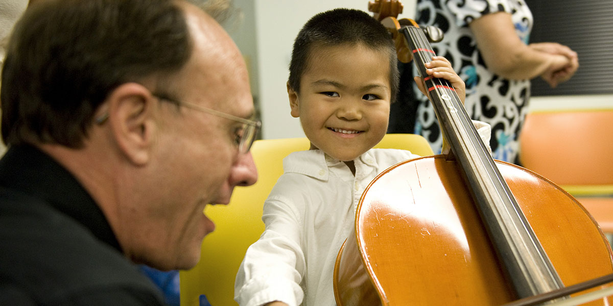 Pacific Symphony Boy with Cello