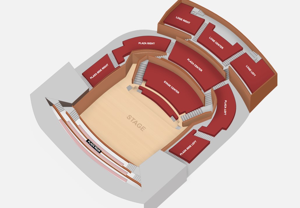 Seating Chart Soka Performing Arts Center