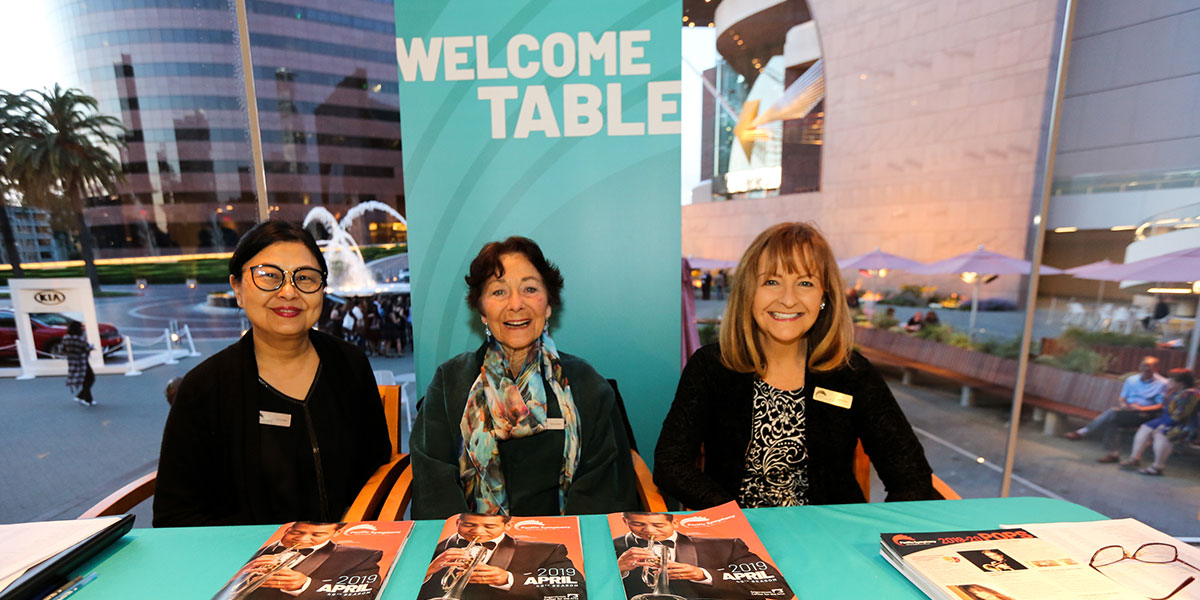 Welcome Table Volunteering with Pacific Symphony