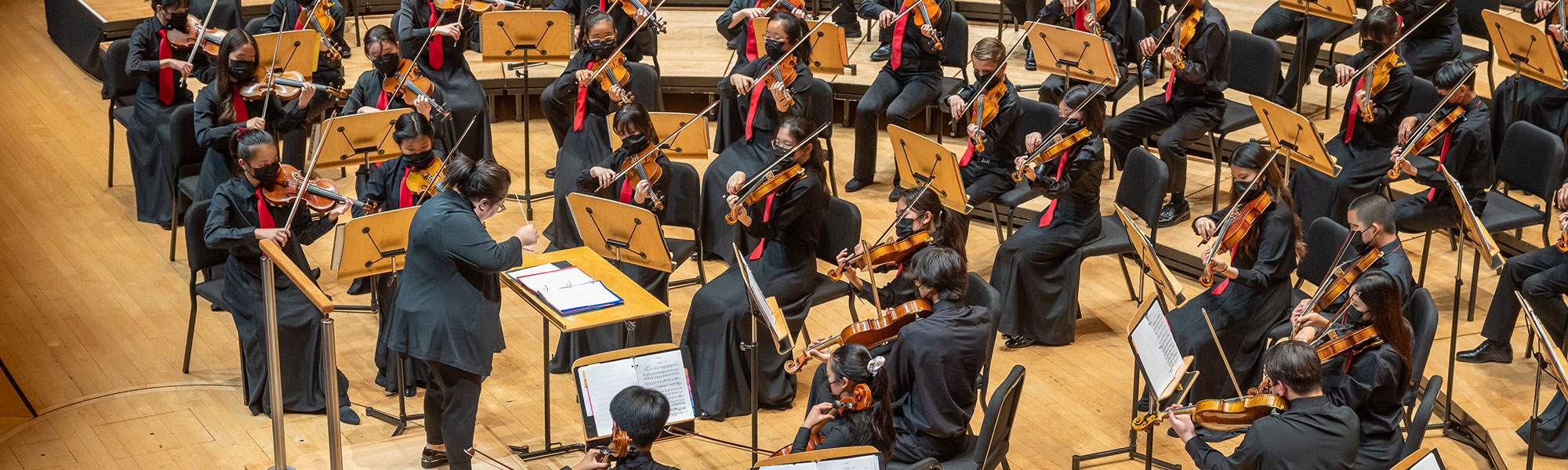 Pacific Symphony Sanitago Strings musicians