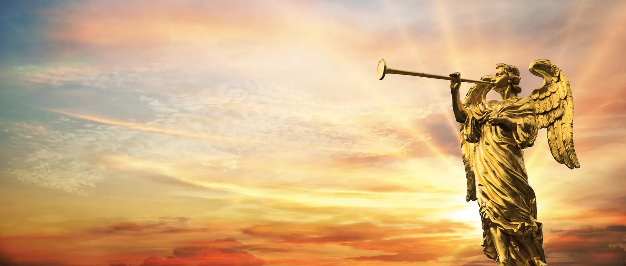 Angel with a trumpet