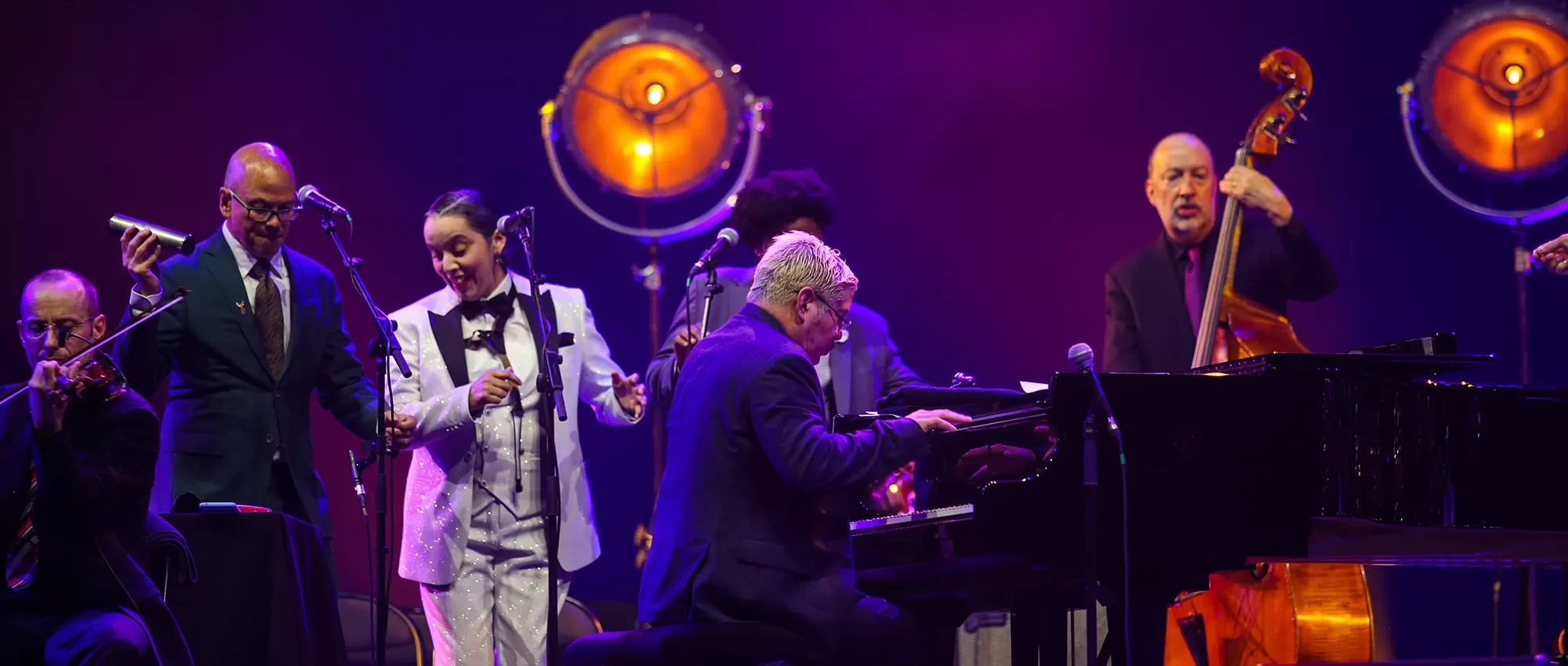 Pink Martini musicians performing