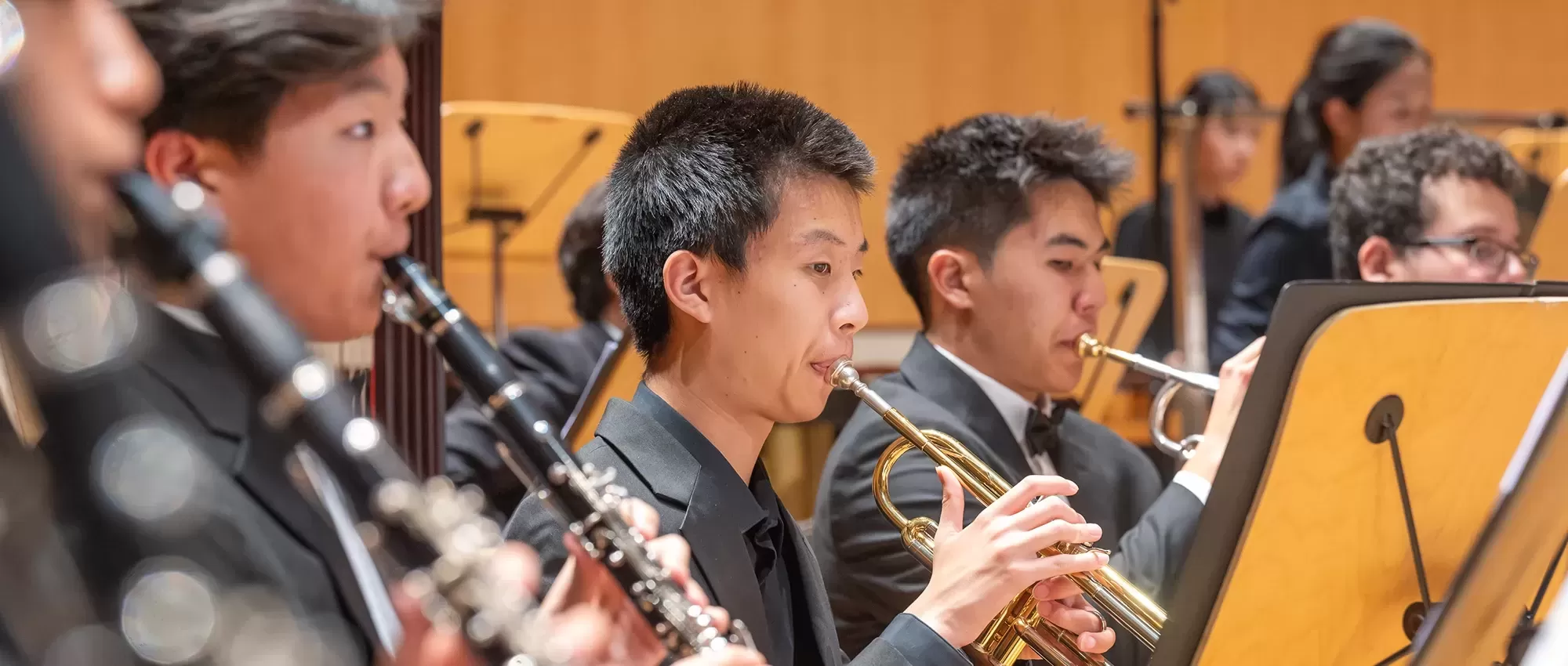 Musicians of Pacific Symphony Youth Wind Ensemble