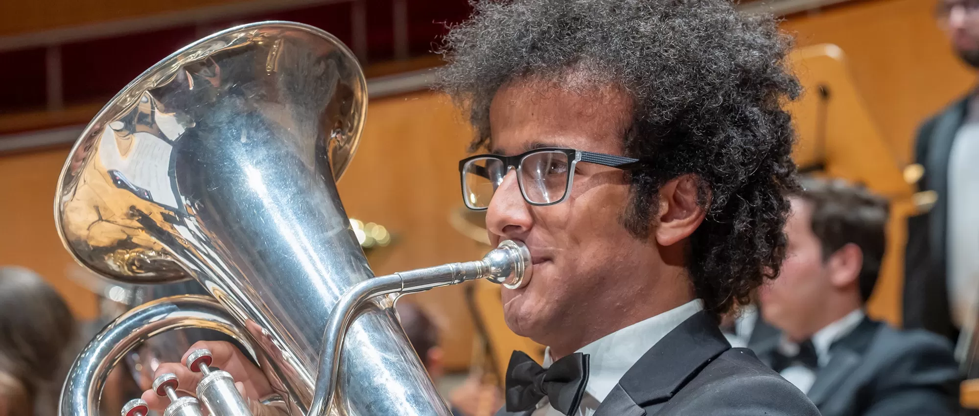 Members of Pacific Symphony Youth Wind Ensemble