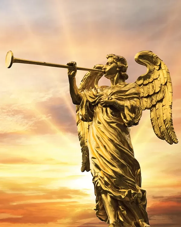 Angel with a trumpet