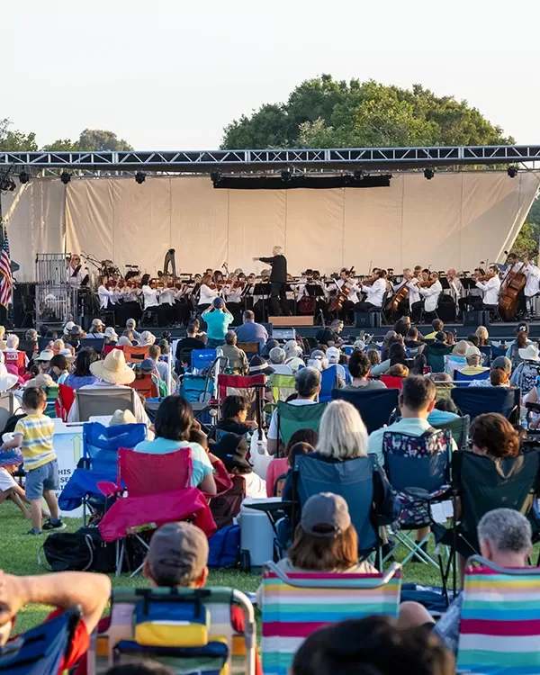 Audience at Symphony in the Cities concert