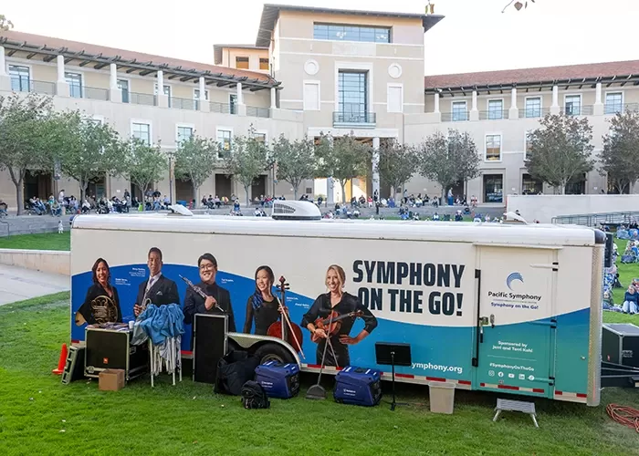 Symphony on the Go outdoor performance