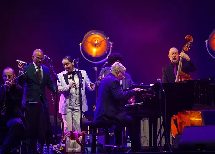 Pink Martini musicians performing