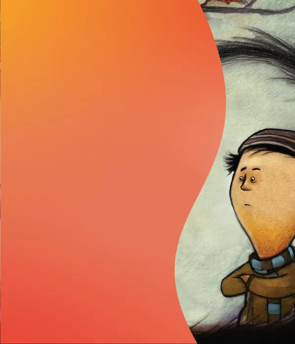 Drawing of a young boy