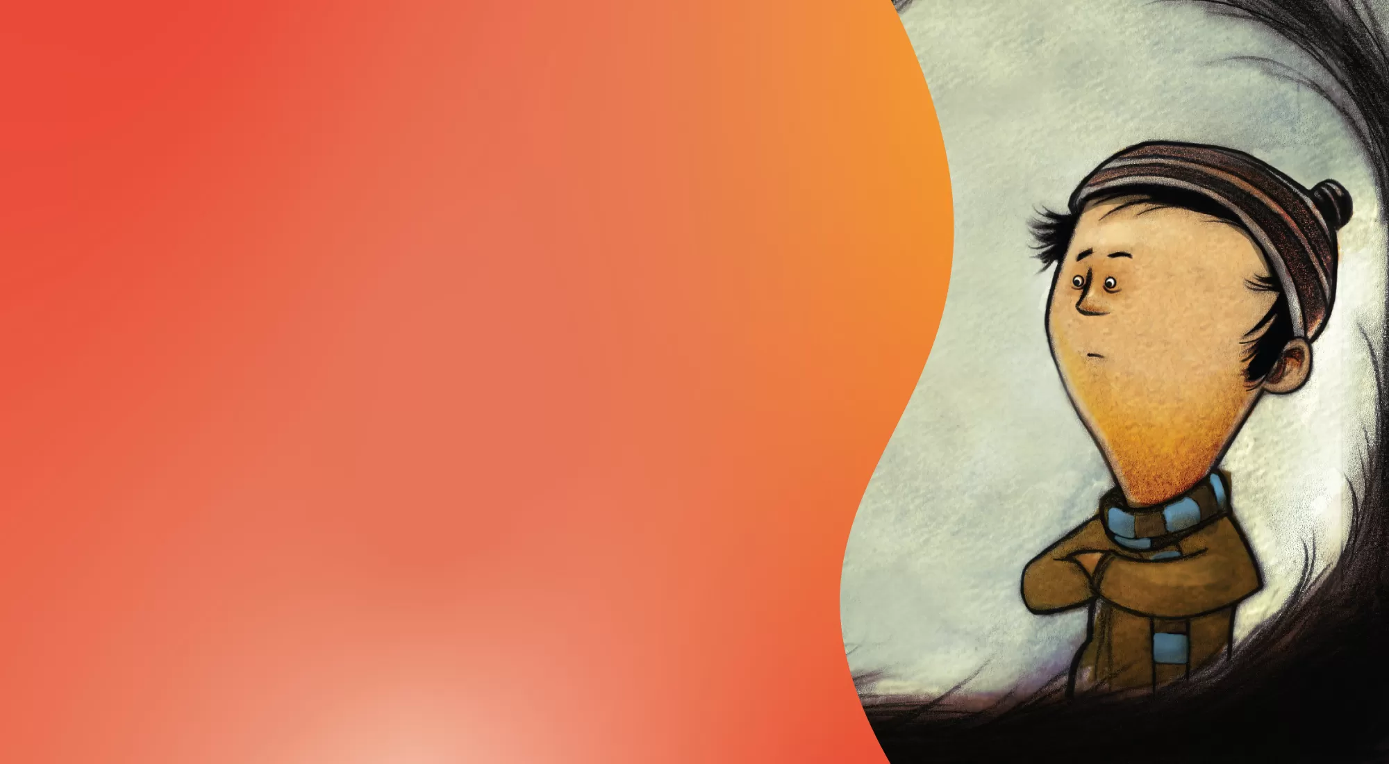 Drawing of a young boy