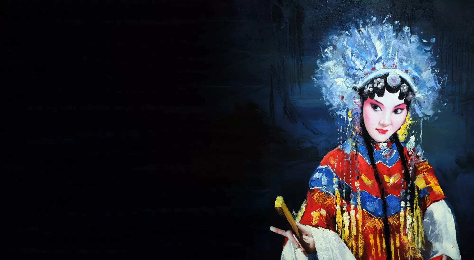 Drawing of an Asian woman